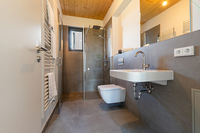 Ferienhaus kaufen Rügen Duschbad