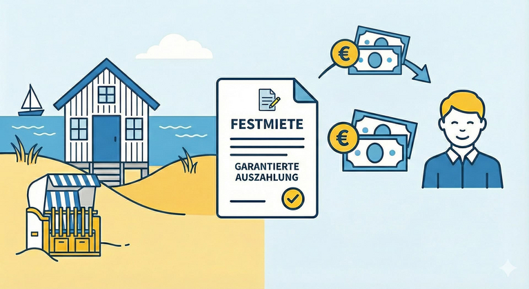 Jetzt Ferienimmobilie mit Festmiete kaufen!
