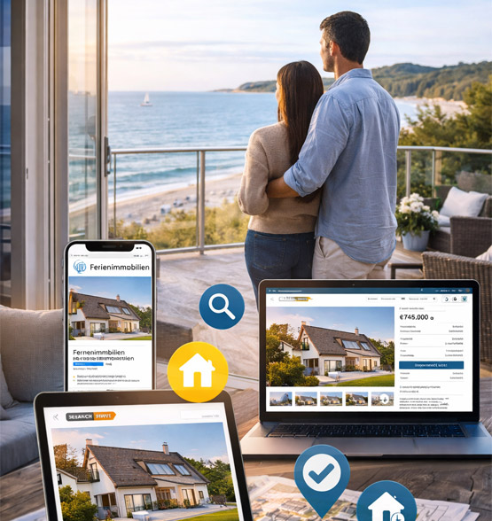 Digitaler Vertrieb Ferienimmobilien Einzelobjekt