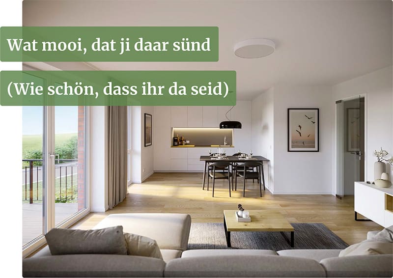 Einrichtung Ferienwohnung Nordsee