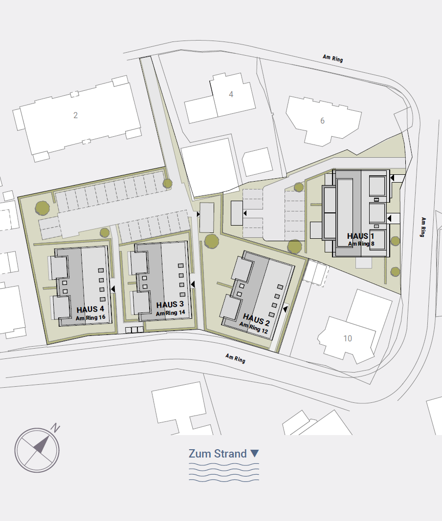 Buy holiday flat Baltic Sea Kellenhusen site plan