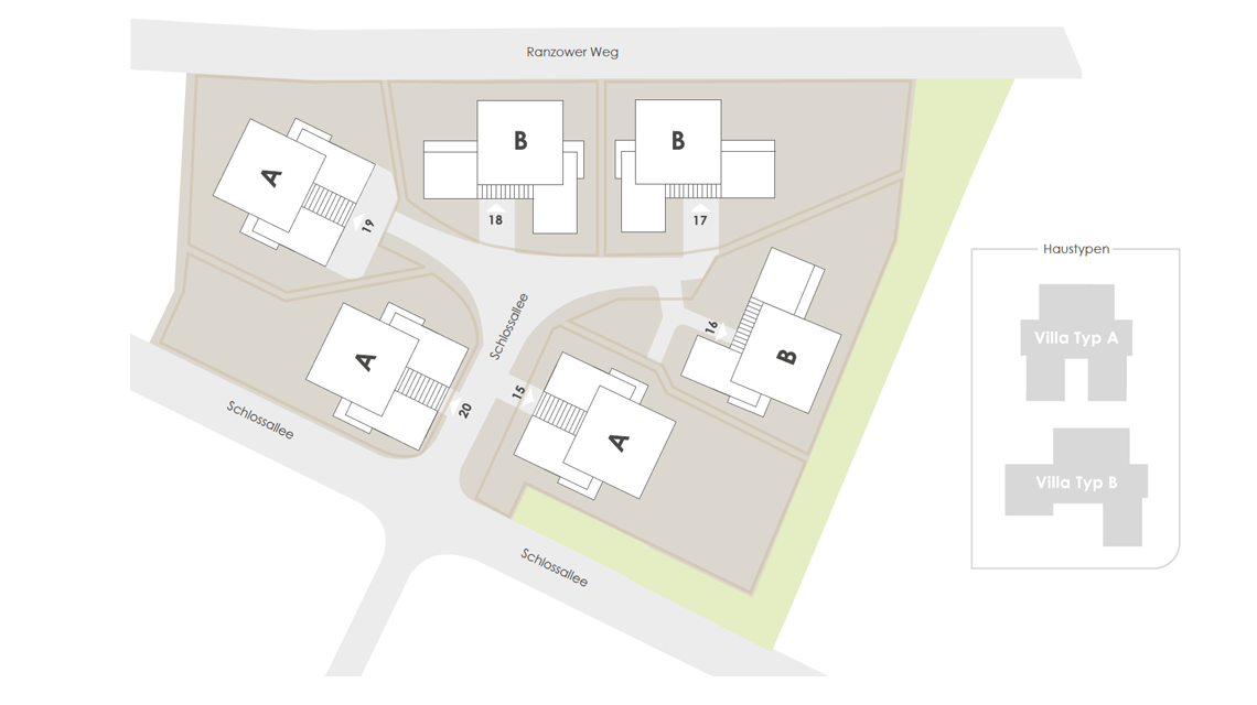 Ferienwohnung kaufen Rügen Golf-Villa Lageplan