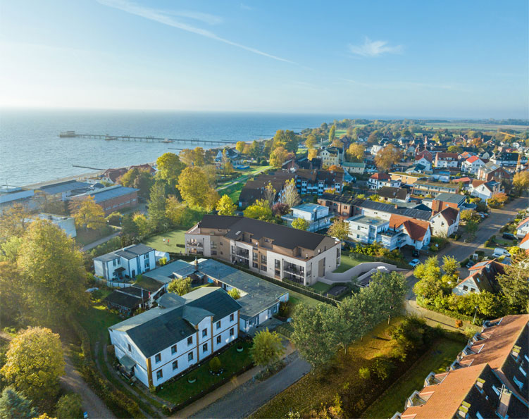 Buy holiday flat Kellenhusen aerial view