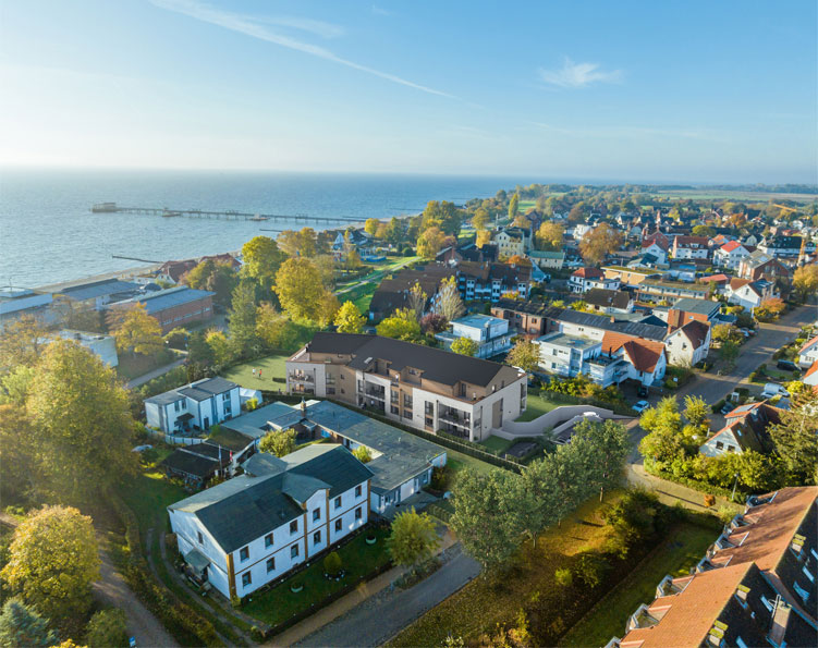 Ferienwohnung kaufen Kellenhusen Luftaufnahme