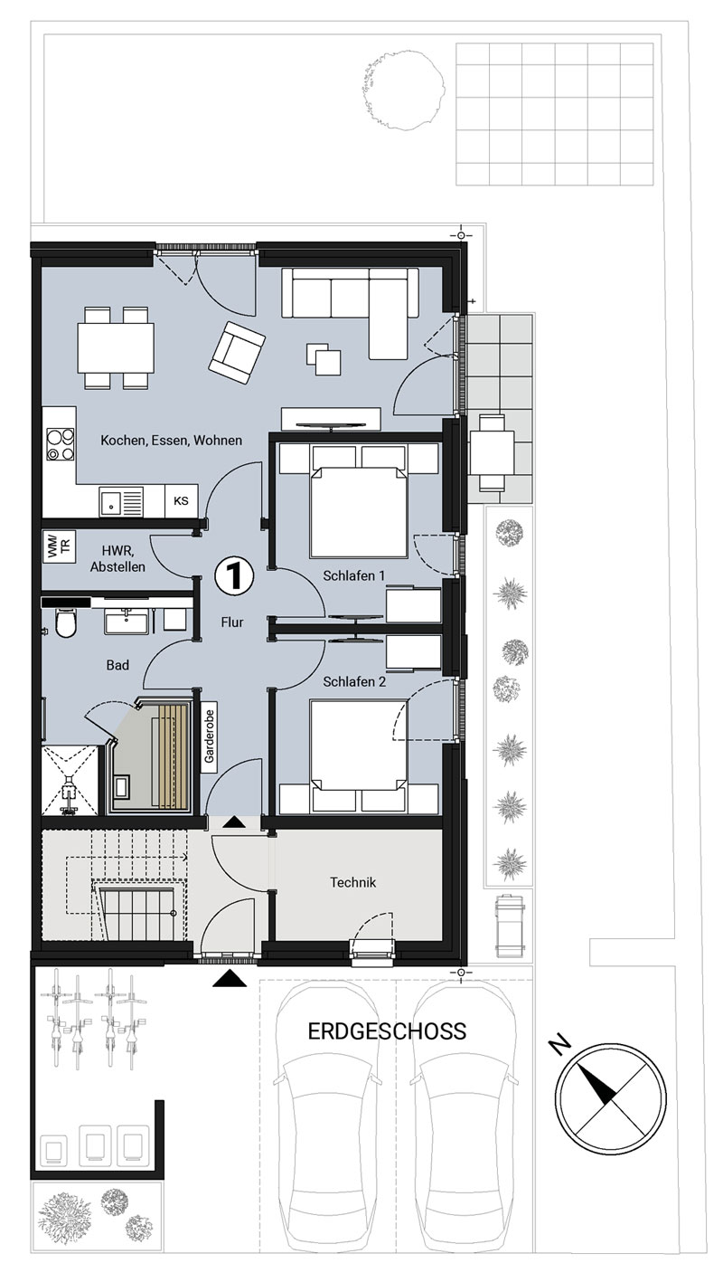 Buy semi-detached house Tossens Nordsee TideResort