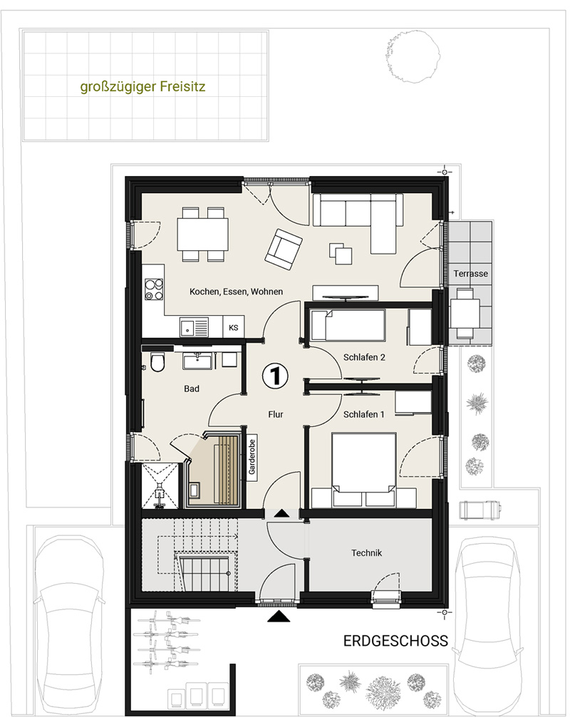 Holiday home for sale Tossens North Sea Tideresort ground floor