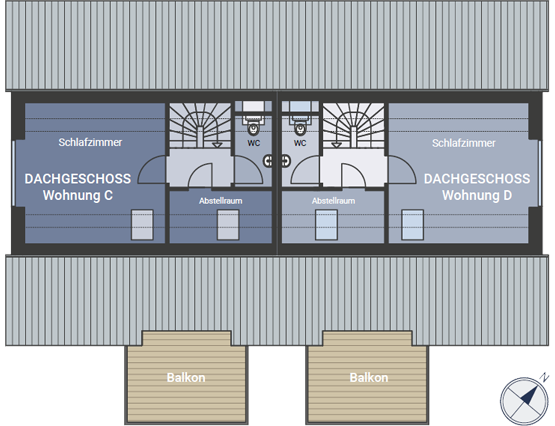 Ferienwohnung kaufen Nordsee Dachgeschoss