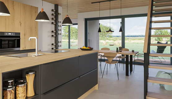 Ferienhaus kaufen Rügen Küche Esszimmer