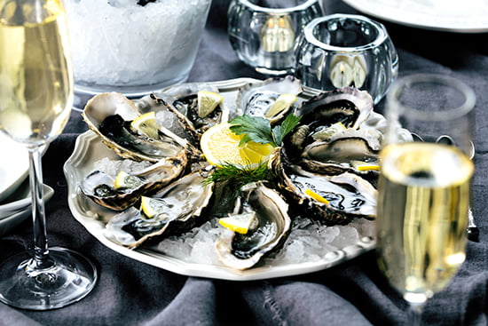 Essen und Trinken auf Sylt - Austern
