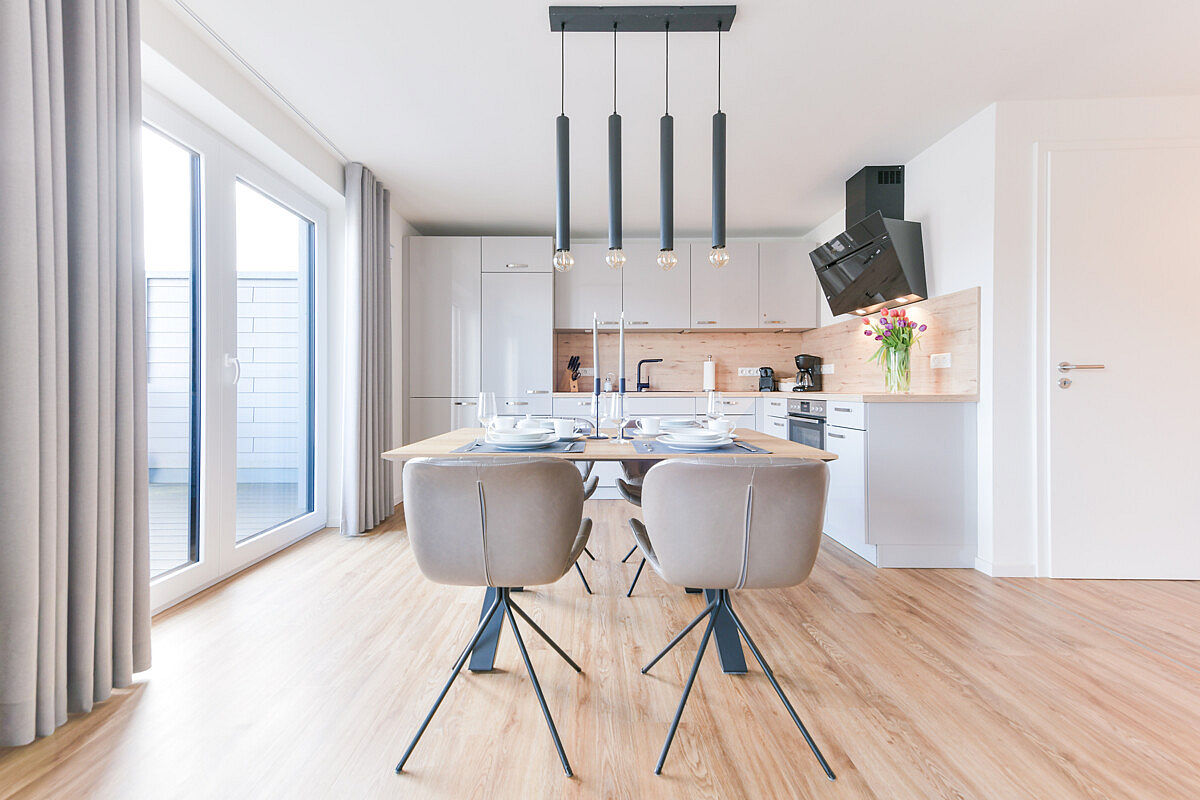 Wohnung Kauf 23746 Kellenhusen Wohnbereich und Küche