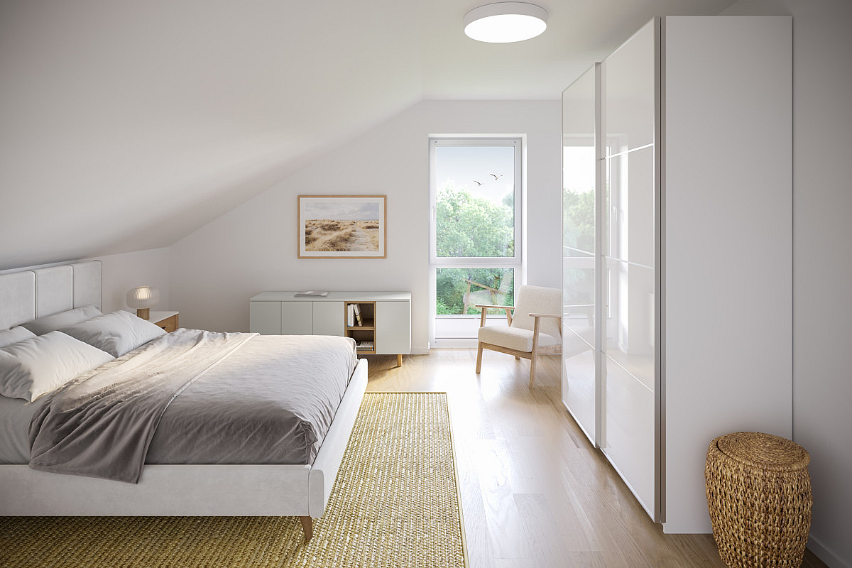 Wohnung Kauf 26553 Dornum helles Schlafzimmer