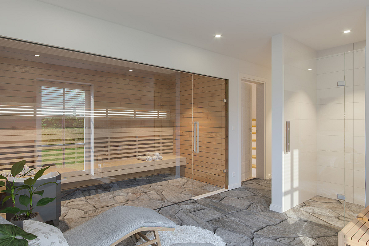 Haus Kauf 18551 Lohme Wellnessbereich mit Sauna