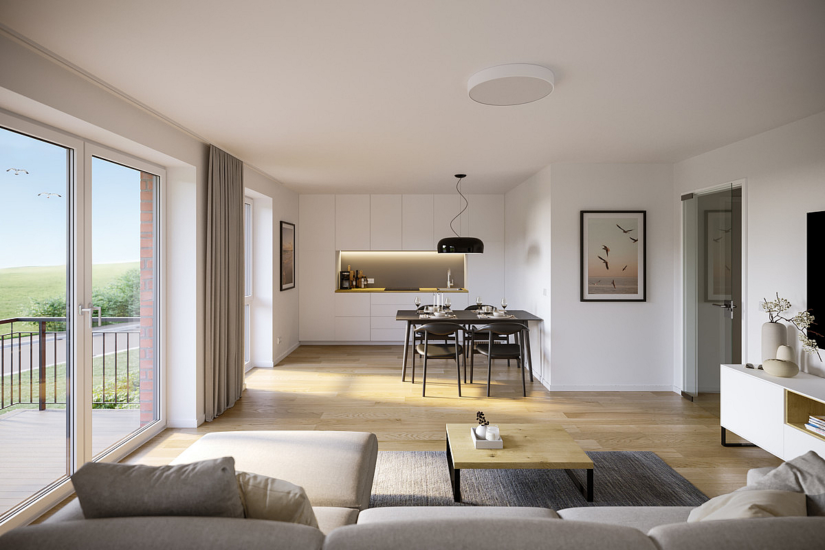 Wohnung Kauf 26553 Dornum großzügige Wohn-/Essecke 