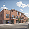 Büro / Praxis Kauf 23743 Grömitz Eckansicht Klinkerfassade mit EG-Gewerbe