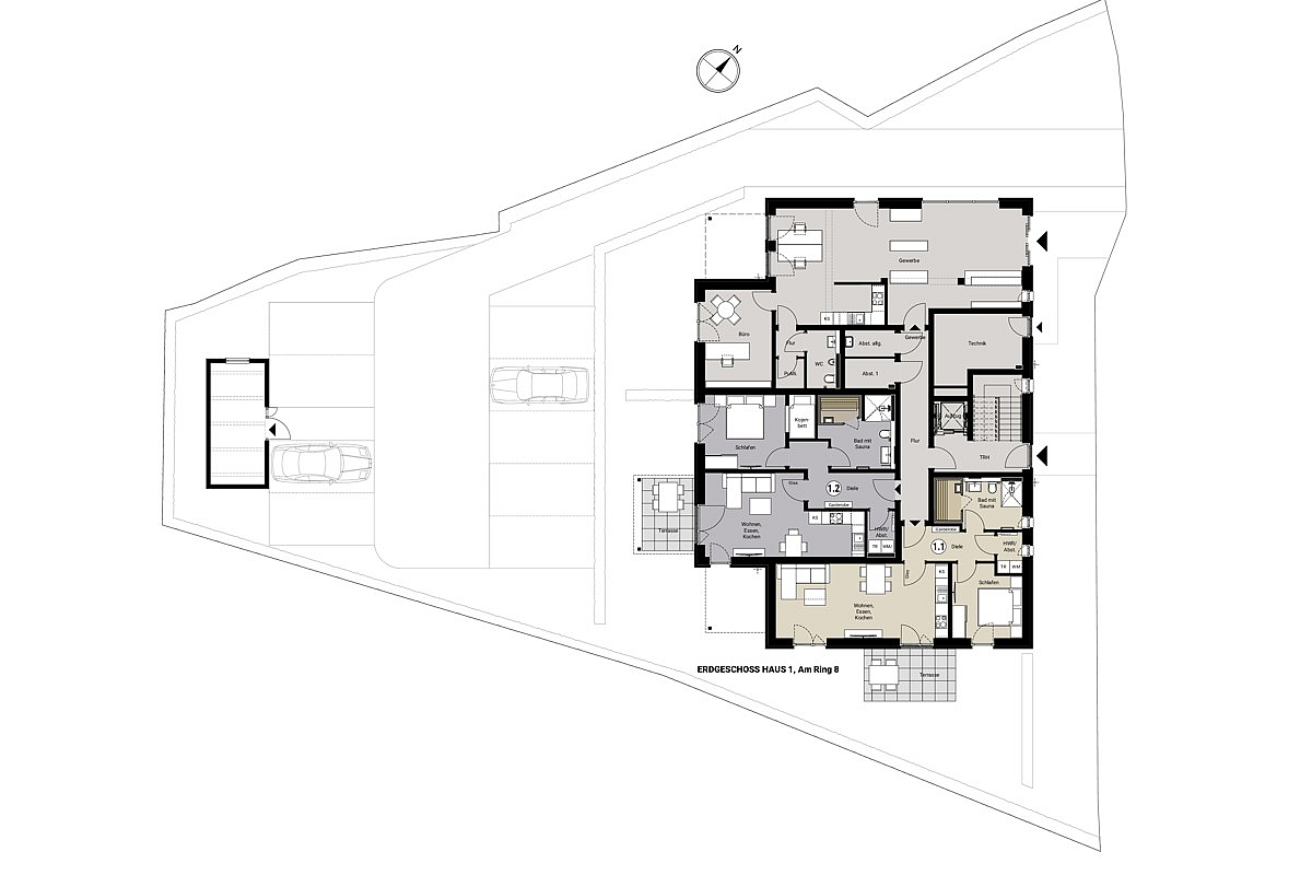 Büro / Praxis Kauf 23746 Kellenhusen Erdgeschoss mit Aussenanlagen - Am Ring 8