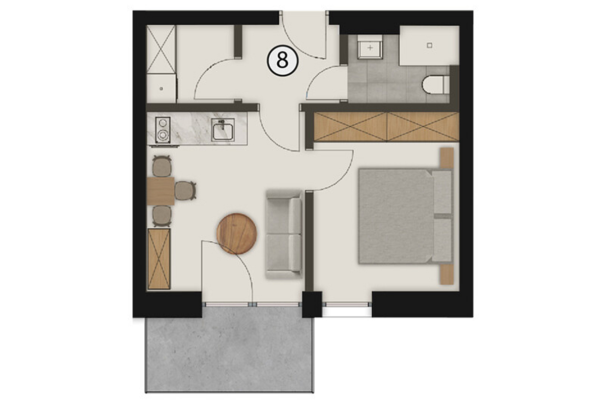 Wohnung Kauf 26969 Butjadingen / Tossens Grundriss DeichOase Rhynsweg Wohnung 08