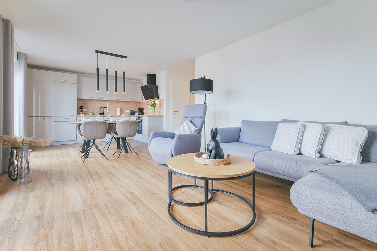 Wohnung Kauf 23746 Kellenhusen Wohnbereich und Küche