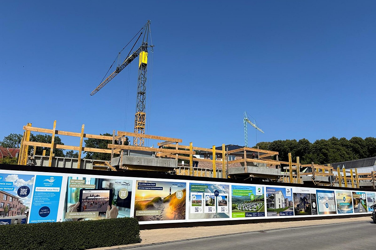 Büro / Praxis Kauf 23743 Grömitz Baustelle mit Kran – Projekt „KüstenNah Grömitz"