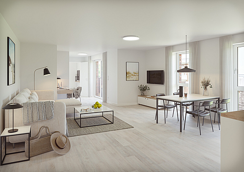 Wohnung Kauf 23743 GrömitzWohn-Essbereich in Wohnung 12