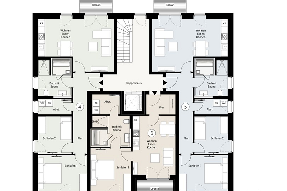 Wohnung Kauf 26553 Dornum Obergeschoss Haus 1