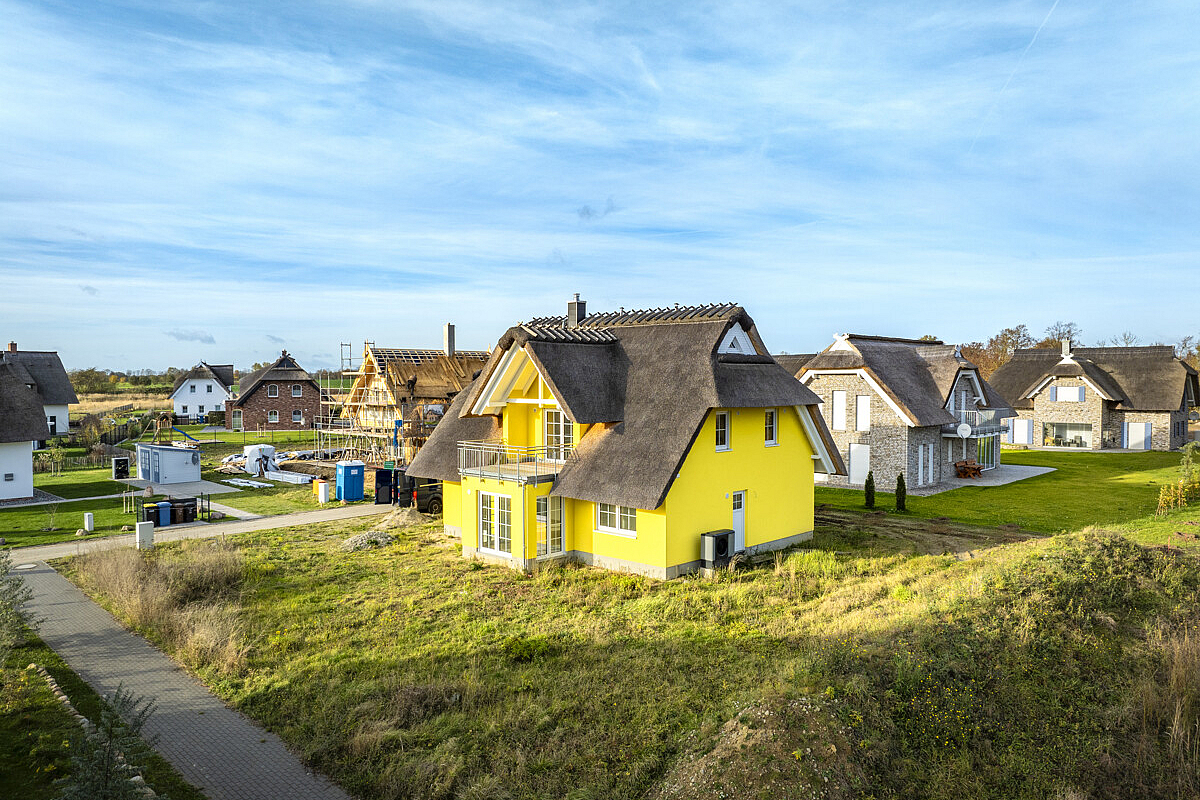 Haus Kauf 18574 Poseritz / Puddemin Strahlend gelbes Traumhaus mit Wasserblick