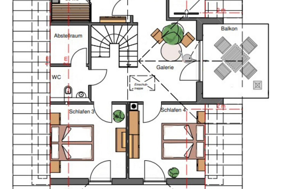 Haus Kauf 18574 Poseritz / Puddemin Grundriss DG