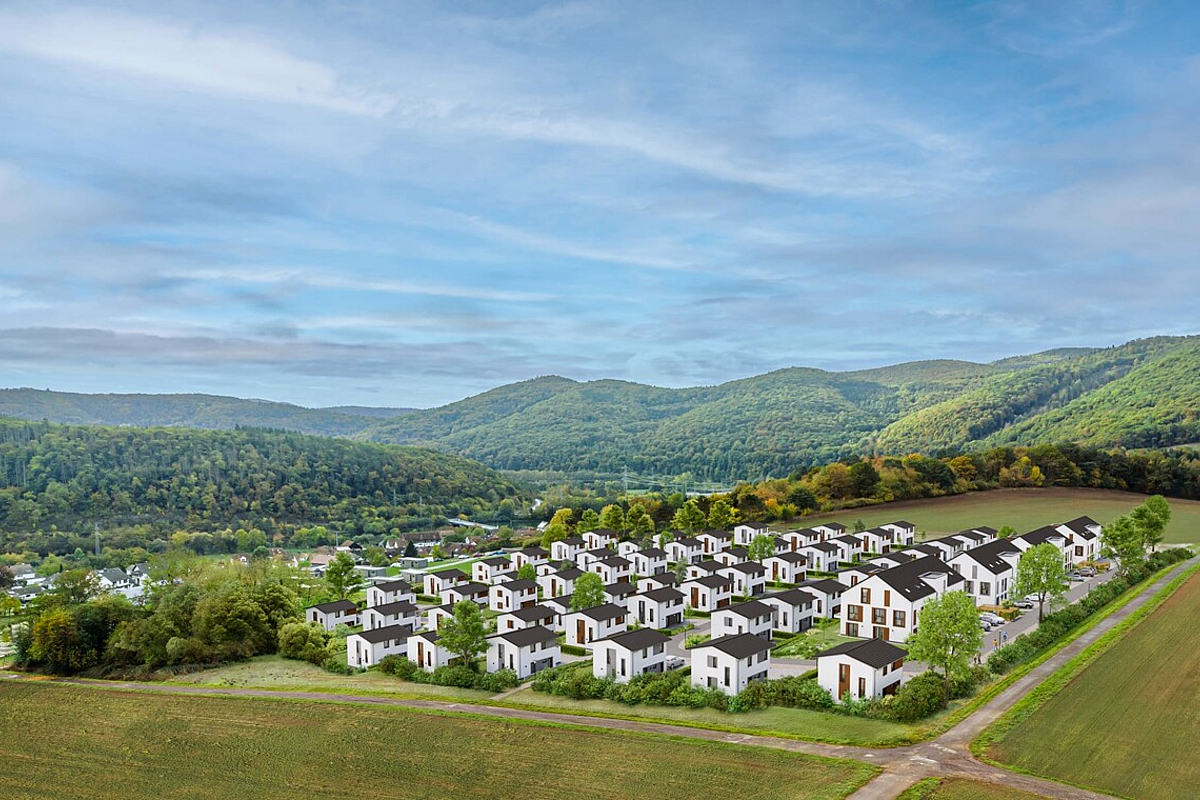 Haus Kauf 34549 Hemfurth am Edersee Urlaubsquartier am Edersee Blick ins Tal
