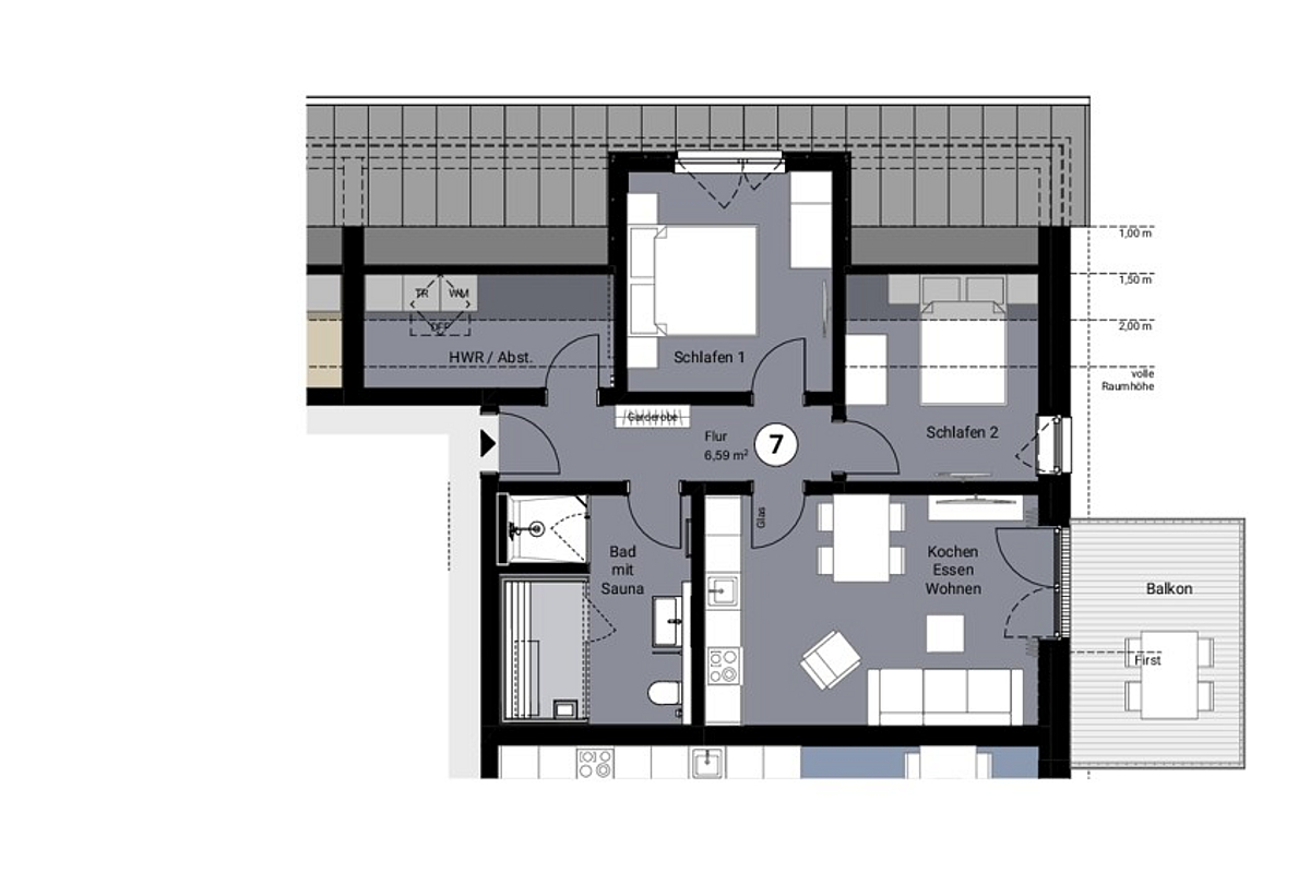 Wohnung Kauf 23743 Grömitz WE 7, Dachgeschoss
