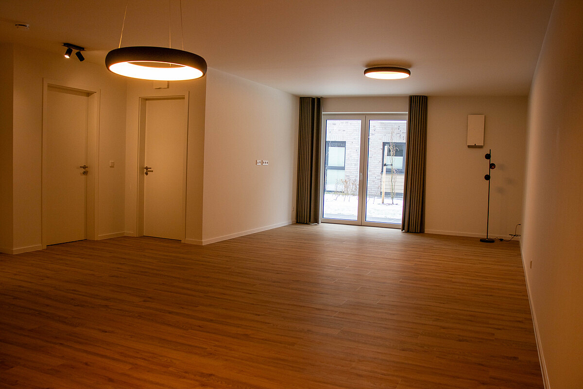 Wohnung Kauf 26969 Butjadingen / Tossens offener Wohn- und Essbereich