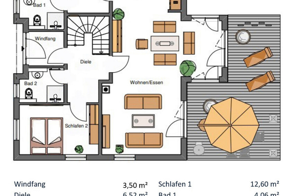 Haus Kauf 18574 Poseritz / Puddemin Grundriss EG
