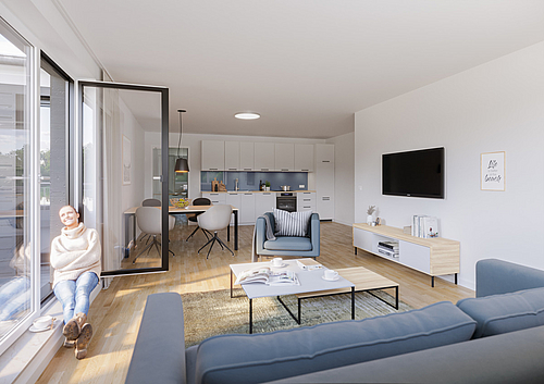 Wohnung Kauf 26969 Butjadingen / TossensWohnbereich 