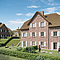 Reetdachvillen am Schloss Frontansicht